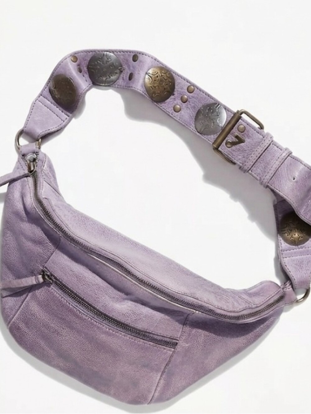 Free People Lavender Wilder crossbody Leather Bag - Picture 4 of 5